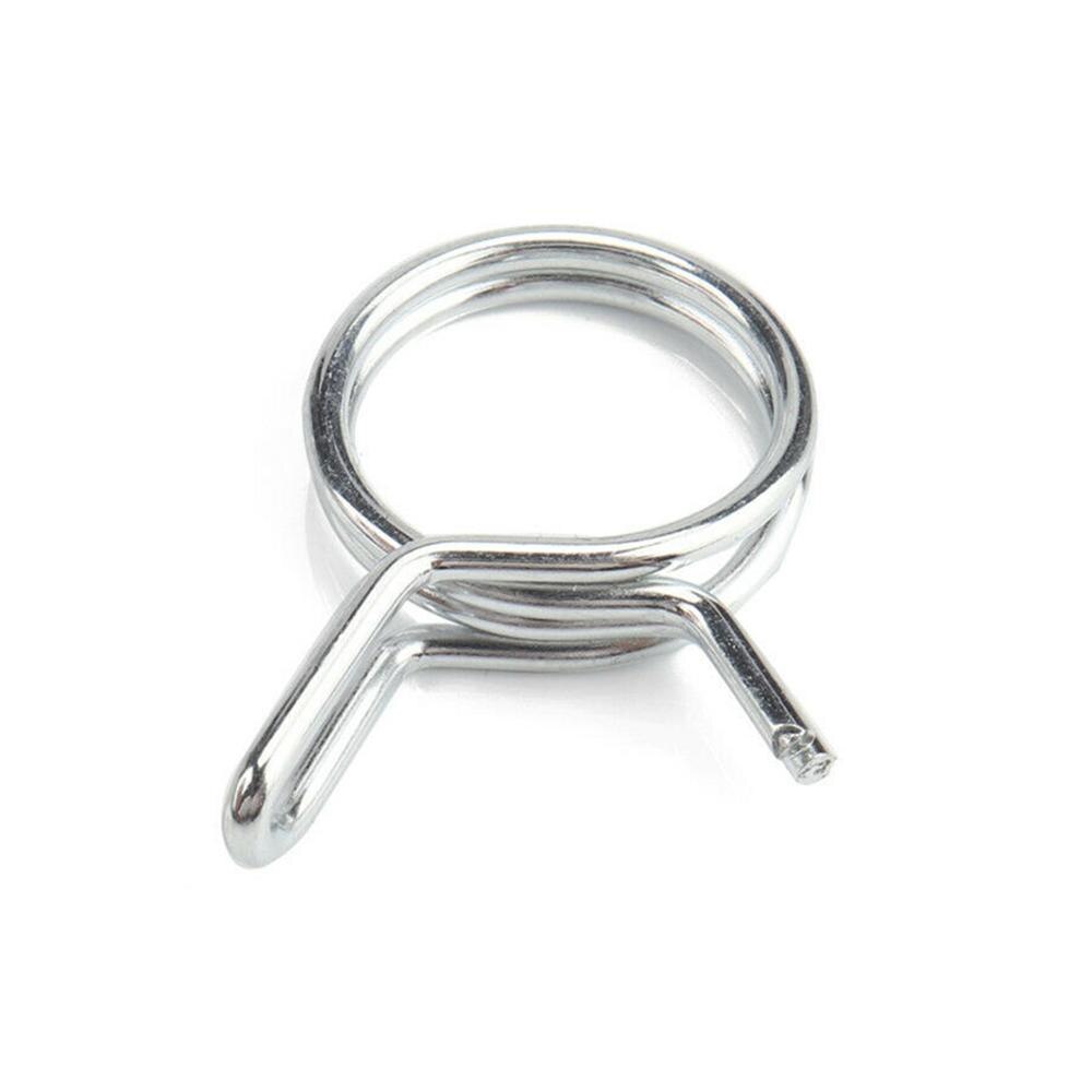 150pcs Stainless Steel Car Double Wire Fuel Line Hose Tube Spring Clamps Assortment Spring Clip Hose Clamp Fastener Fuel Line