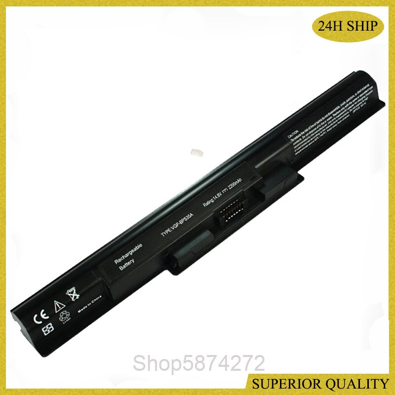 7XINbox VGP-BPS35A VGP-BPS35 Batteria del Computer Portatile per SONY VAIO SVF152C29M SVF142C29M SVF1521A1EW SVF1521A2E SVF1521A2EB SVF1431BYCW SVF14215SC SVF15216SC SVF15218SC,14.8V 40Wh 2670mAh