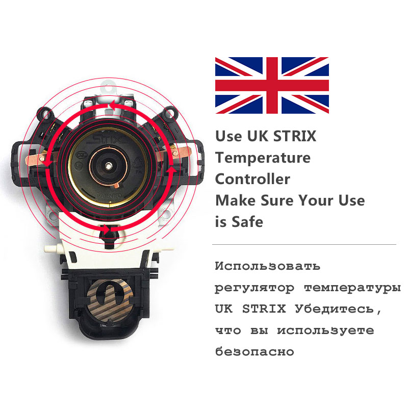 220V Electric Kettle Water Heater Boiler Green Pink 1.7L 1800W BPA-Free Fast Boiling British Strix Thermostat Electric Tea Pot