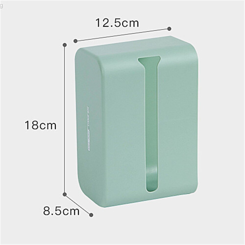 Wall Mounted Bathroom Tissue Box Desktop Paper Storage Box Free Punch Shelf Toilet Paper Holder Bathroom Tissue Dispenser