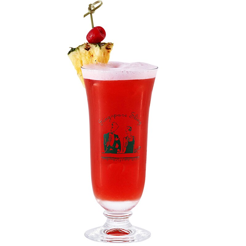 2PCS Singapore Sling Glasses, Cocktail Glasses, Long Drink Glasses, Juice Glass Set of 2