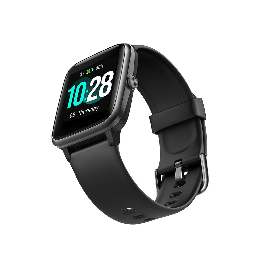 ID205 Smart Horloge Bluetooth 5.0 8 Sport Modi Slaap Management App Bluetooth Connectiviteit Voor Android Ios Telefoon: Black 