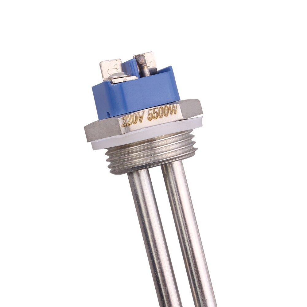 AIICIOO 1 INCH BSP Thread Foldback Screw In Heater Tubular Heating Element for Homebrew 220v 5500w