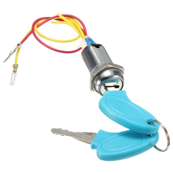 Ignition Switch Keys Lock for Electric Scooters Bike Suitable for Electric Cars Tricycles Electric Buggies Installation