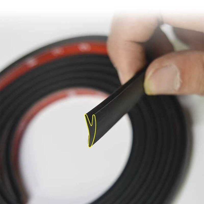 Tiras de sellado Exterior para coche, 2M, pegatina a prueba de polvo, aislamiento acústico, protección contra huecos de ventana automática, Protector de tira de sellado para coche