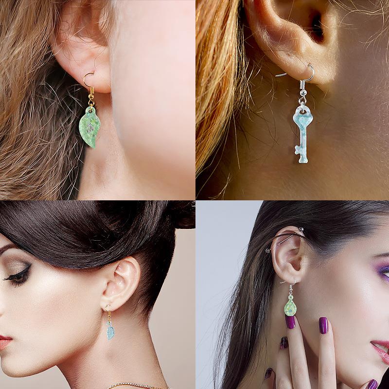 Boucles D'oreilles Pendentifs Modèle En Silicone Durable