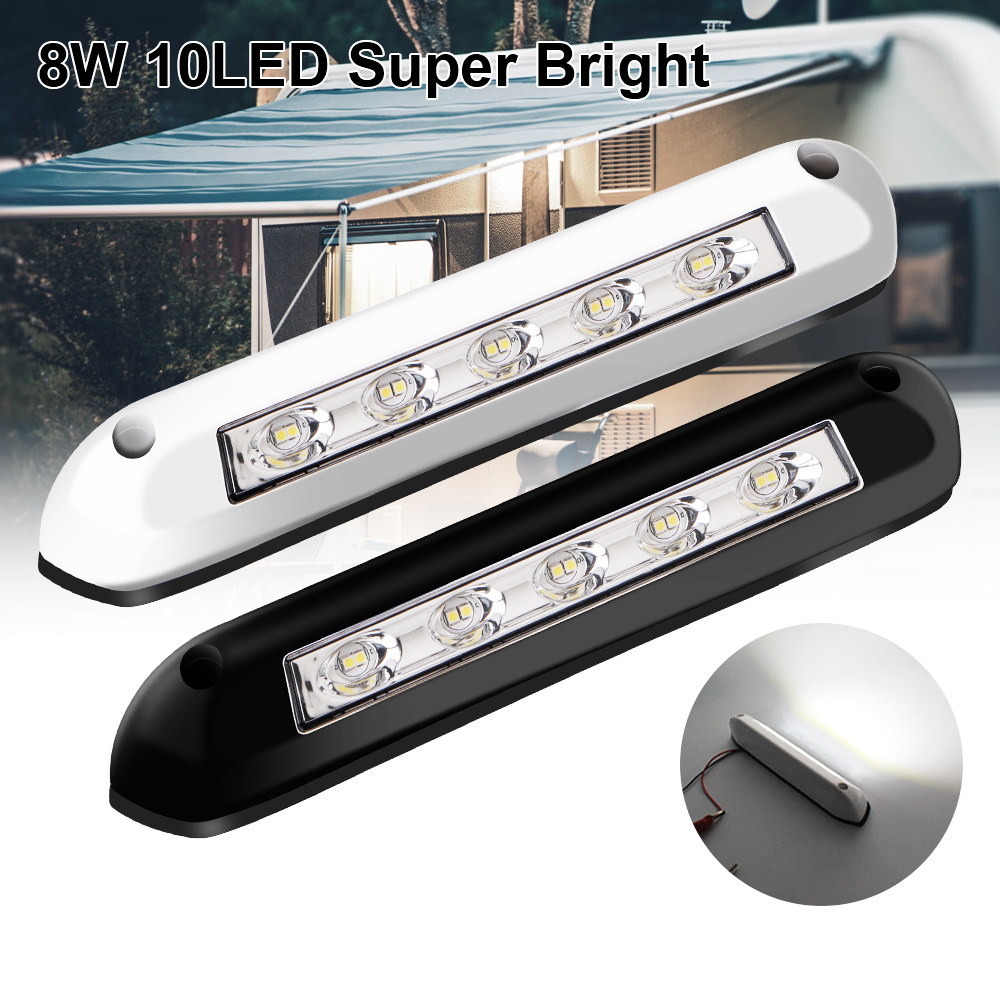 12V/24V Caravan Interior Wall Lamps Caravan Accessories RV Van Trailer Exterior Lamp LED Awning Porch Light Light Bar Waterproof