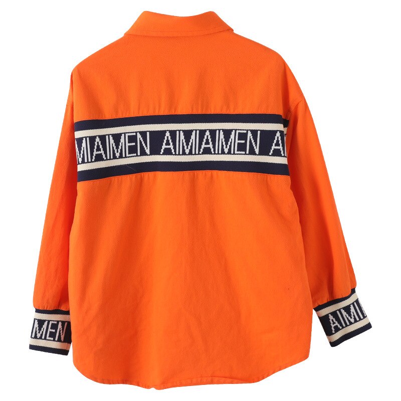 Crianças meninas camisa branca oversize adolescente legal manga longa topos 2021 primavera 6 8 10 12 14 16 meninas roupas casuais camisas de algodão