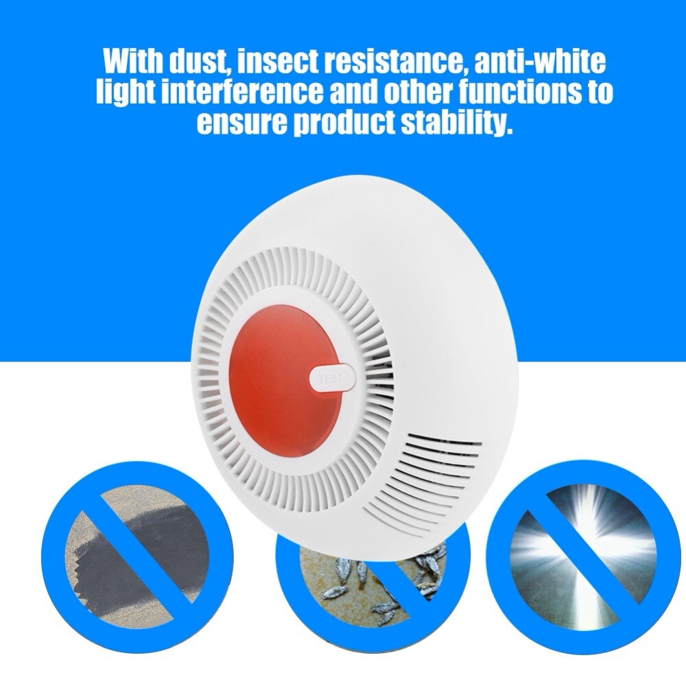 Smart Smoke Detector for Hotels Offices Factory Buildings banks Home Security Fire/Smoke Infrared Sensor Fire Alarms Equipment