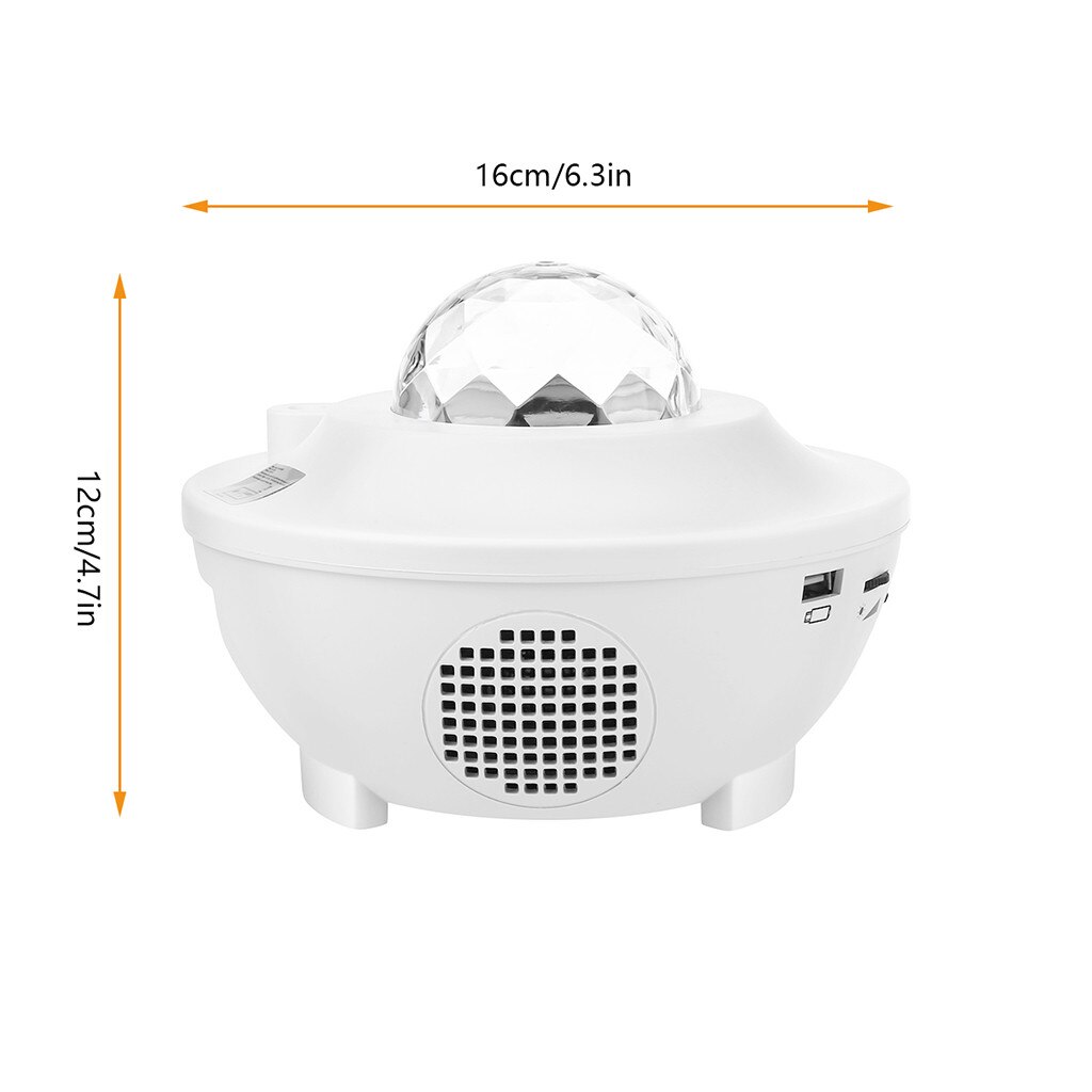 Romantische Kleurrijke Sterrenhemel Oceaan Projector Lightful Licht Afstandsbediening Led Projectie Lamp Met Bluetooth Muziek Luidspreker # G2