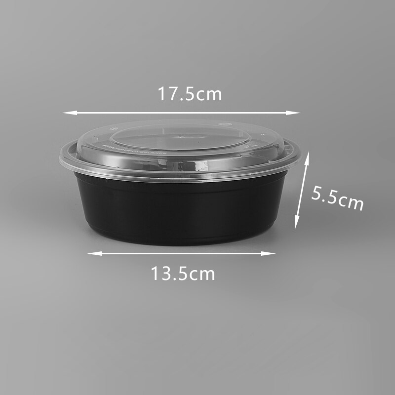 Disposable lunch box: Y1000 black 50sets