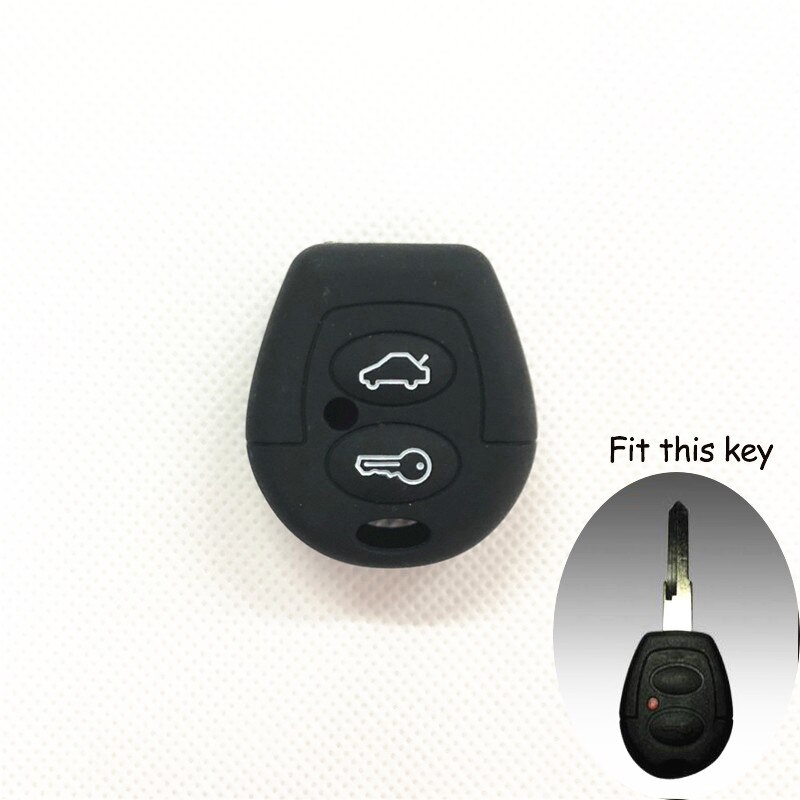 Funda de silicona para llave de coche, cubierta para Volkswagen Polo Passat B5 Golf 4 5 6 Jetta Mk6 Tiguan Cross Fox Plus Eos Scirocco Beetle: C1 type black