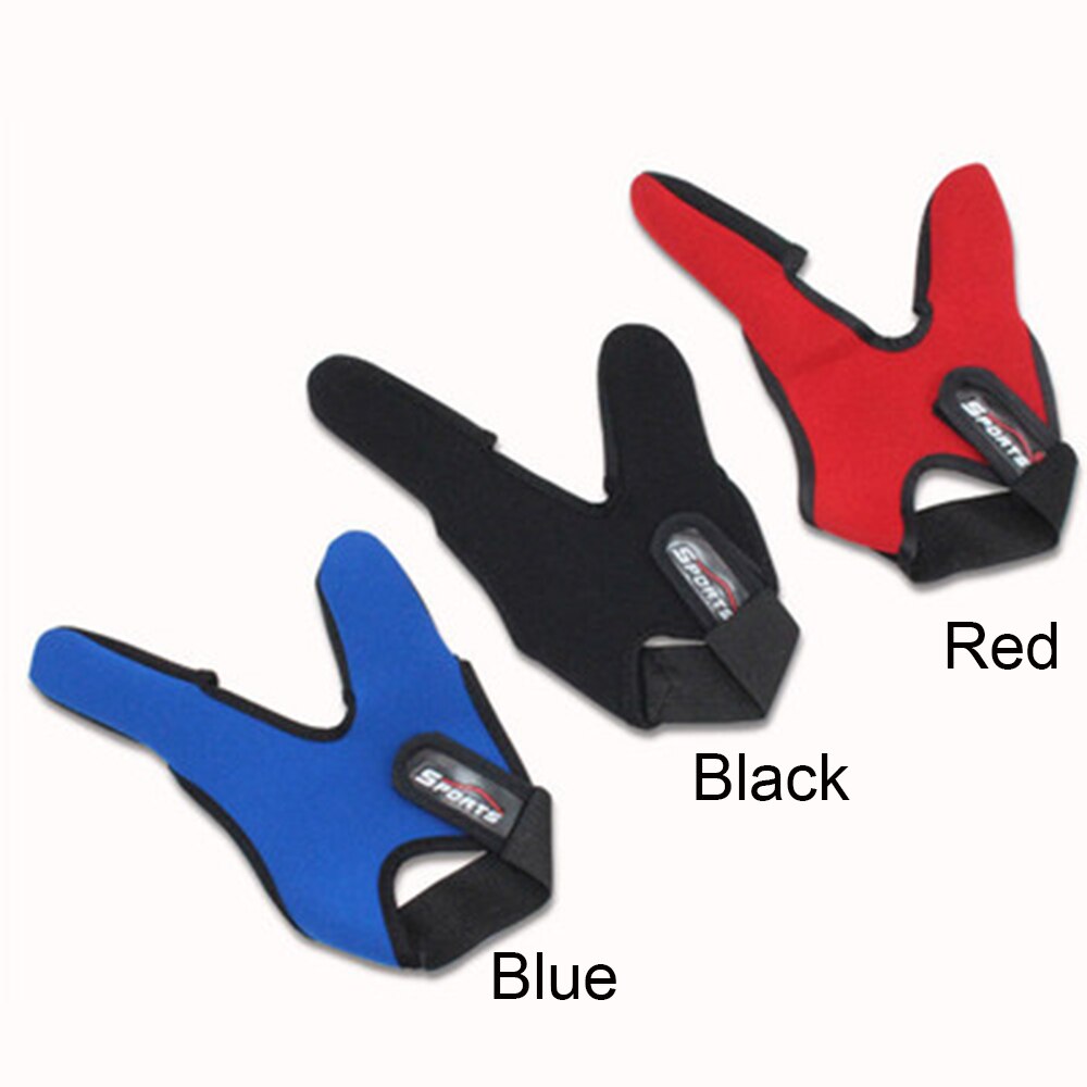1PC Non-Slip Fishing Double/Single Finger Gloves Breathable Anti-Slip Neoprene Cloth Sport Protector Fishing Equipment Accessory