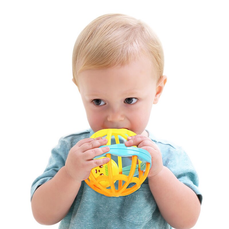 Baby Teether Toy Hole Ball Grinding Teeth Massage Hand Catching Ball Baby Learning Crawling Companion Sleep Comforting Toy