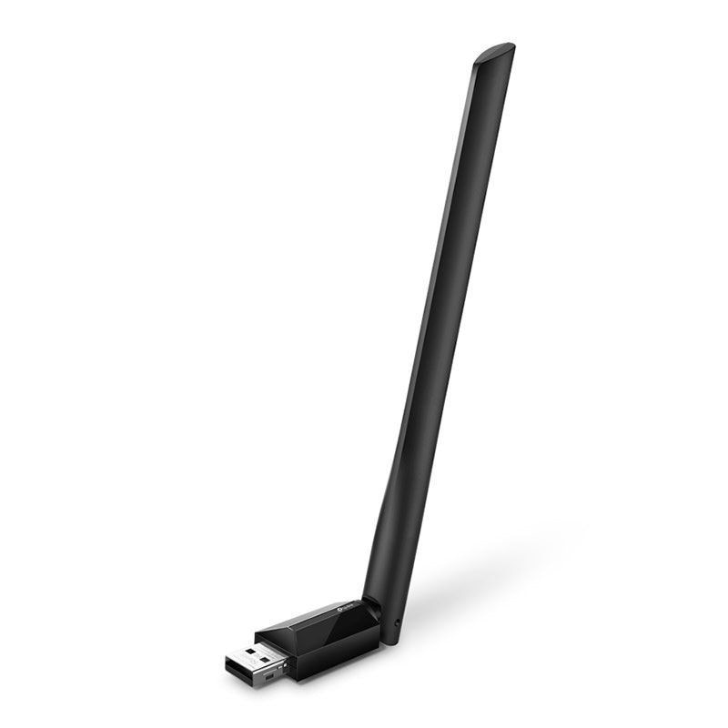 Adaptador de red usb wifi tp-link archer t2u plus - doble banda 2.4/5ghz - antena multidireccional 5dbi - usb 2.0