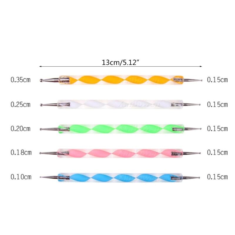 34pcs Mandala Dotting Tools Set for Painting Rock Stone Stencil Template Paint 4X7E