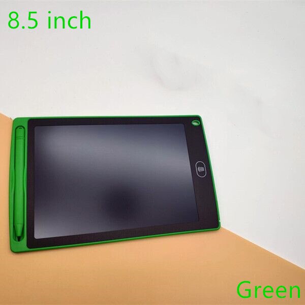 LCD Drawing Board 4.4 8.5 12 Inch Children Math Drawing Practice Handwriting Board Electronic Drawing Tablet Toy Kids Toys: 8.5 Green