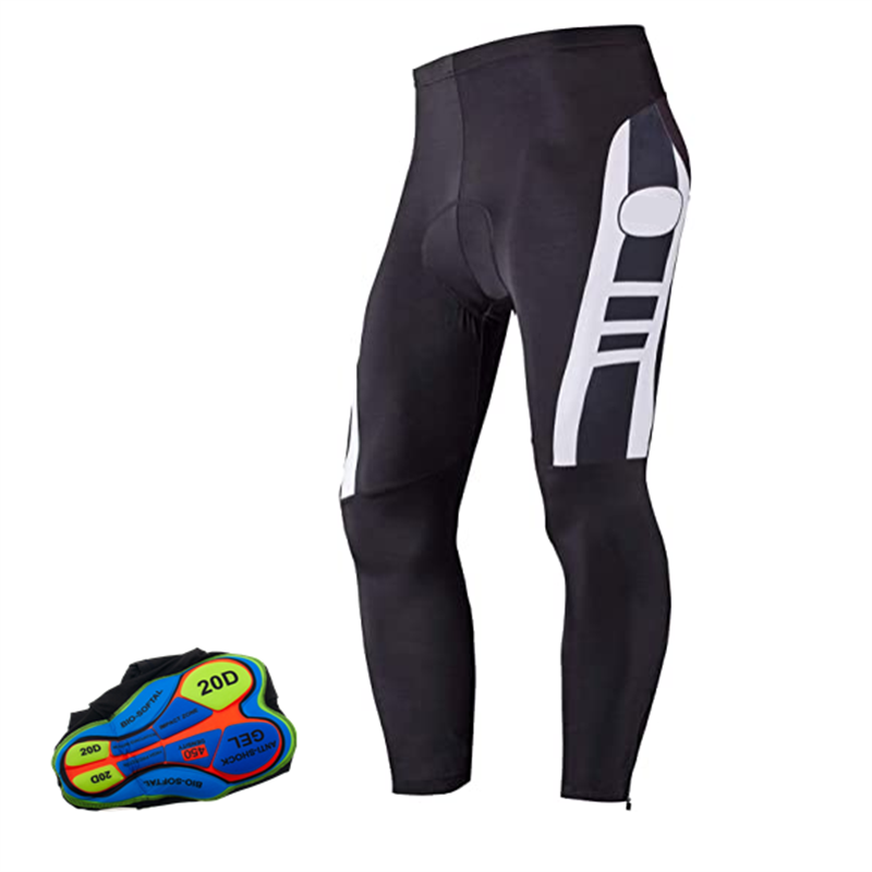 Pantalon De Cyclisme Homme WOSAWE - Cuissard Rembourré VTT - Sport été, Respirant