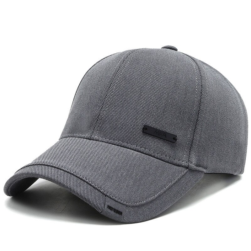 NORTHWOOD-Gorras de béisbol de algodón para hombre, sombreros de para camionero, gorra: Gris