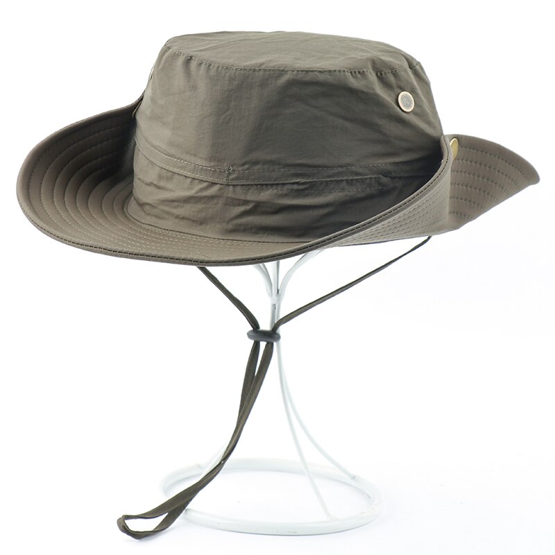 CAMOLAND Waterproof Boonie Hat For Men Outdoor Fishing Hats Wide Brim UV Protection Beach Caps Women Breathable Sun Bucket Hat