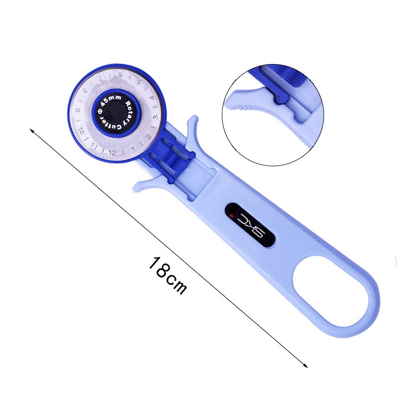 1PCS 28mm/ 45mm Circular Rotary Cutter Wheel Round Blade Knife Patchwork Fabric Leather Craft Sewing Cutting Tool For DIY: 45mm
