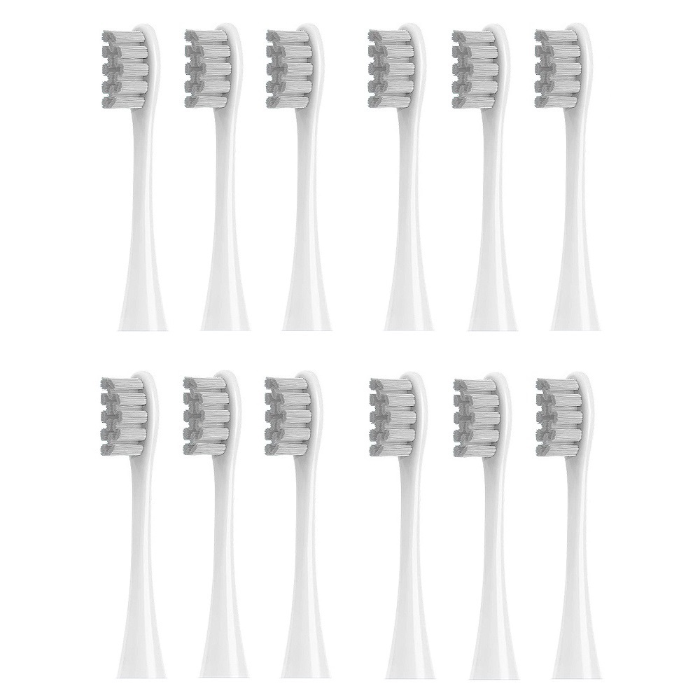 12 unids/set de cabezales de repuesto de cepillo de dientes eléctrico sónico para Oclean X/ X PRO/ Z1/ F1/ One/ Air 2/ SE DuPont boquillas de cerdas: Oro