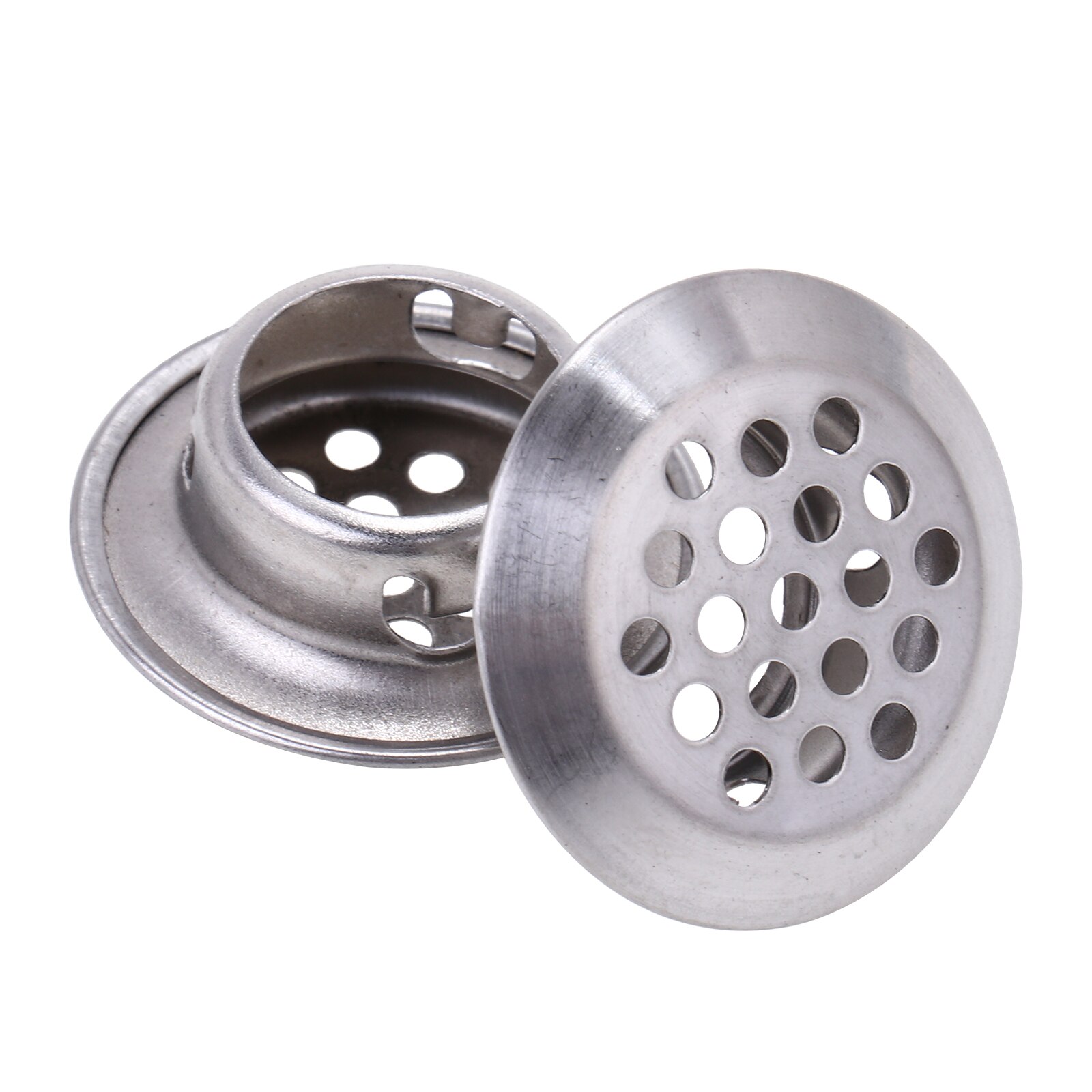 Air Vent Circular Soffit Vent Stainless Steel Round Vent Mesh Hole Louver for Kitchen Bathroom Shoe Cabinet Wardrobe Ventilation