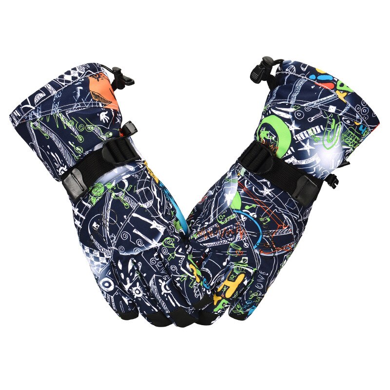 Ski Handschoenen Voor Kinderen Snowboard Handschoenen Meisjes Ski Wanten Thermische Winter Handschoenen Skiën Sneeuw Wanten Waterdichte Snowboarden: 1807-8