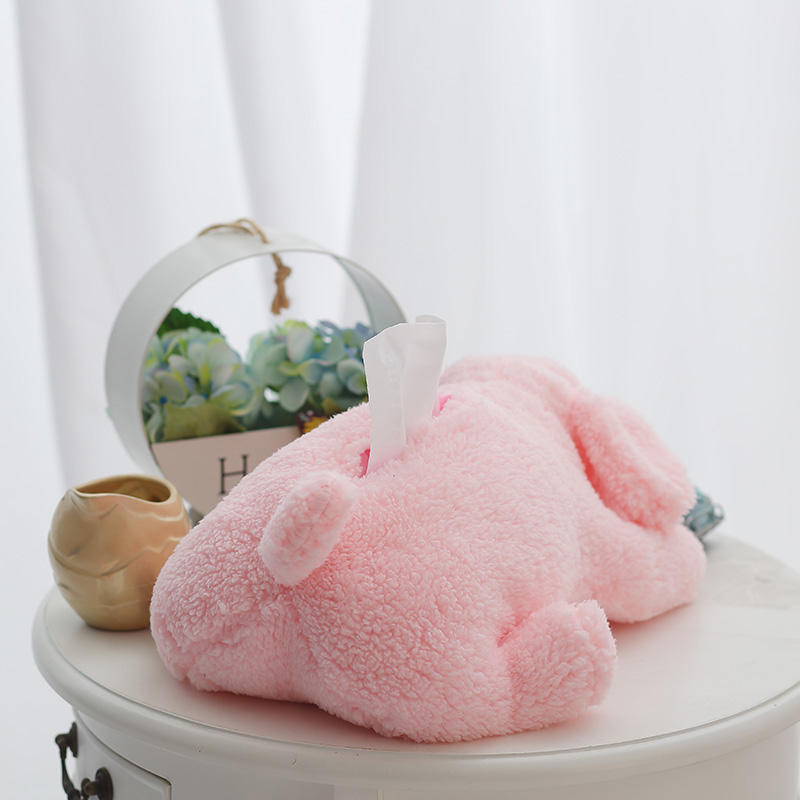Peluche chien de dessin animé, 1 pièce, confortable, étui à serviette pour enfants, chiot doux, poupée, pour enfants, décoration de maison/Photo