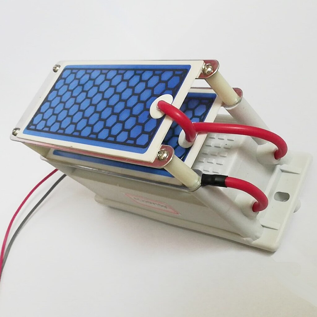 Air Poratable Ceramic 10g/h Ozone Generator 220V Double Intergrated Ceramic Plate Ozonizer Air and Water Purifier Ozonator