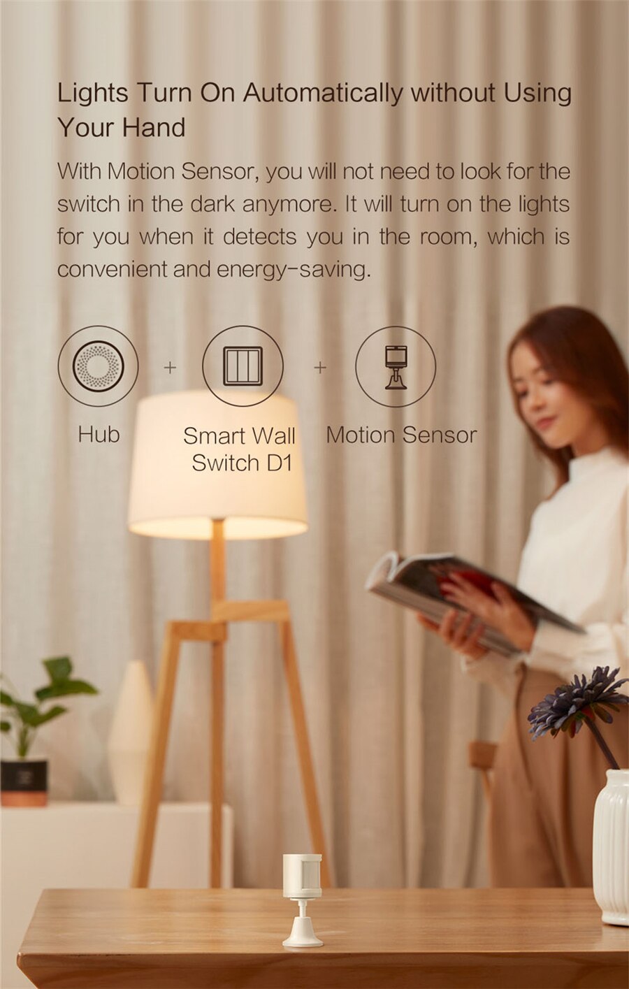 Aqara-Interruptor de pared inteligente D1 Zigbee, interruptor de luz inalámbrico con 3 botones y Control de voz Neutral para Xiaomi mijia mi home homekit