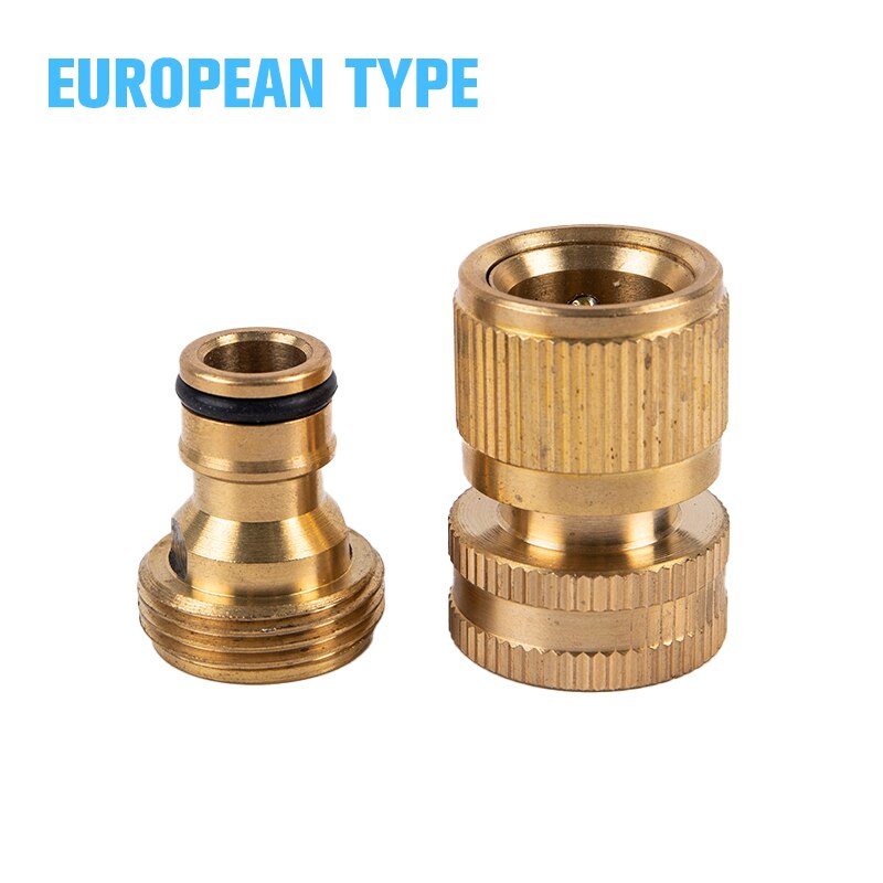 3/4 Inch Tuinieren Slang Snelkoppeling Voor Watering Sproeikop Messing Connect Fitting Tool Voor Tuin Connector Accessoires: B