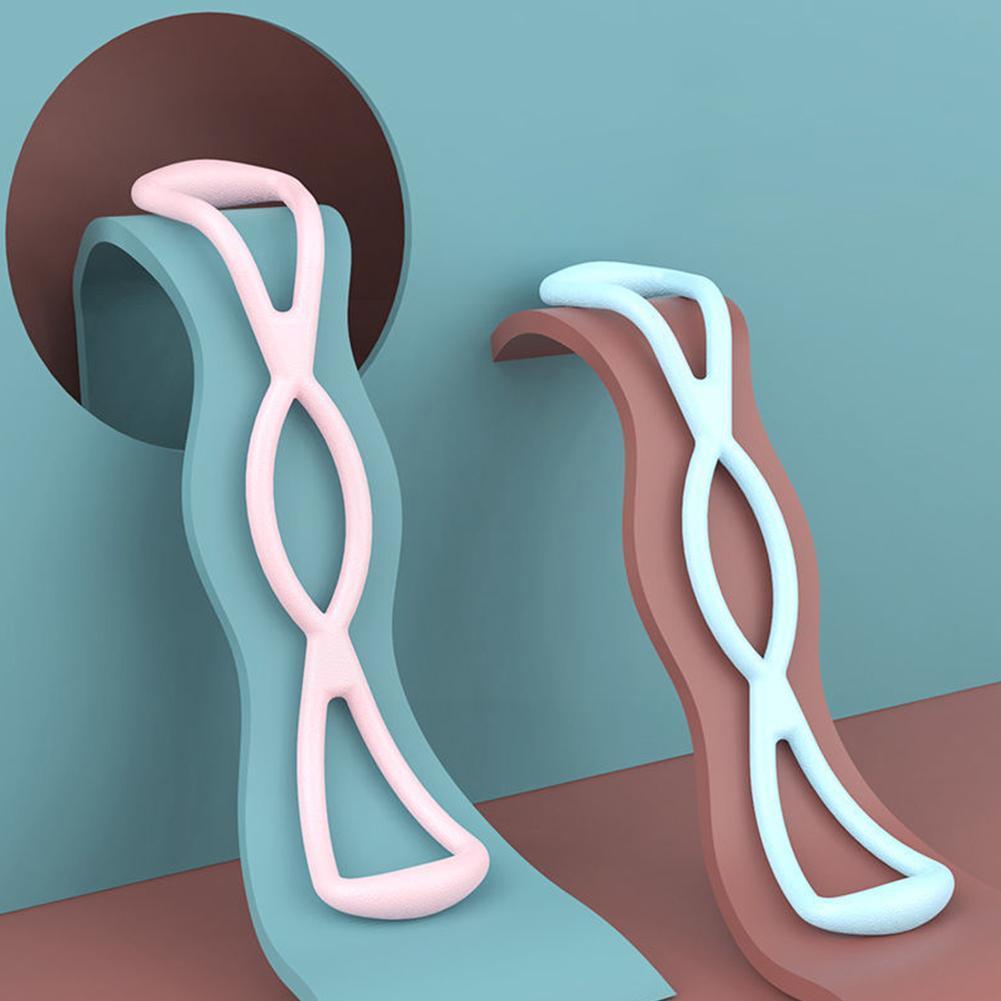 Yoga-widerstandsband tpr widerstandsbänder 8 rally schönes elastisches brustdehnungsband offenes yoga-band seil rücken-yoga schultern  y8 d 0