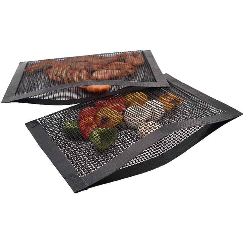 Non-stick Bbq Mesh Grillen Tas Hittebestendigheid Bbq Gebakken Tas Grillen Bakken Herbruikbare Non-stick Mesh Grillen zak Bbq Gereedschap