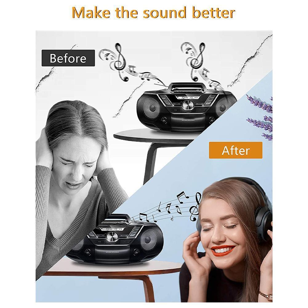 1 set audio cassette tape recorder head cleaner & repeater audio cassette cassette player wet/dry head cleaner home accessories