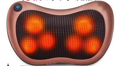 Vaivaava niska vartalohierontalaite vasara tyyny infrapuna shiatsu sähköinen hartioiden selkähieronta hierontaa auto: C