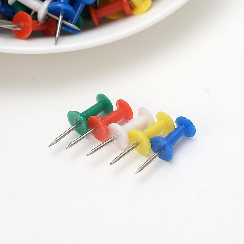 Bind Pin 100PCS Binding Cork Board Safety Colored Plastic P... – Vicedeal