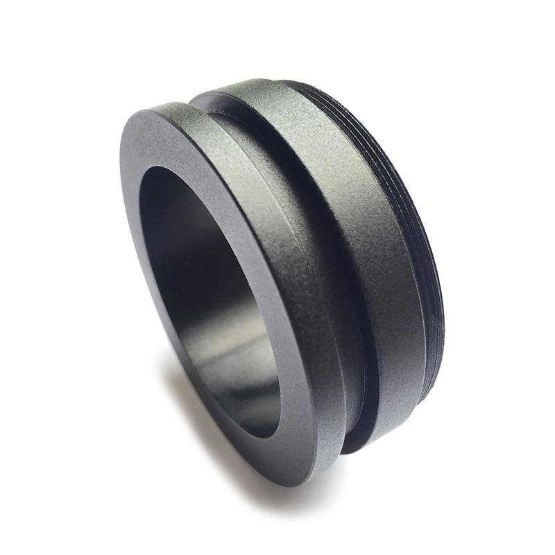 42 mm/48 mm Thread Aluminum Objective Adapter Ring for Stereo Microscope to Attached LED or Fluorescence Ring Light