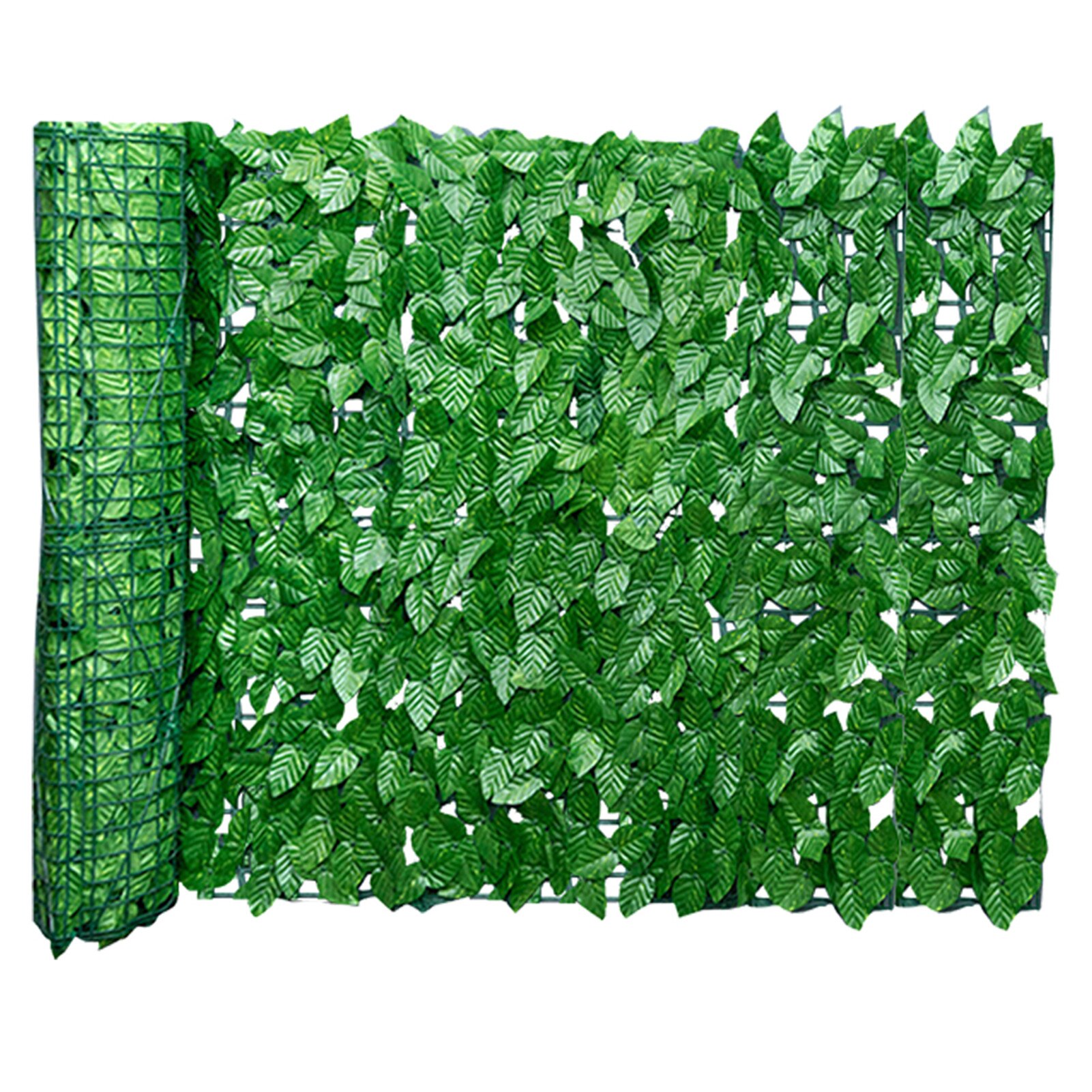 Artificial Faux Ivy Leaf Privacy Fence Screening Roll Hedging Wall Landscaping Garden Fence Balcony Simulation Screen: 0.5x3m Apple leaf