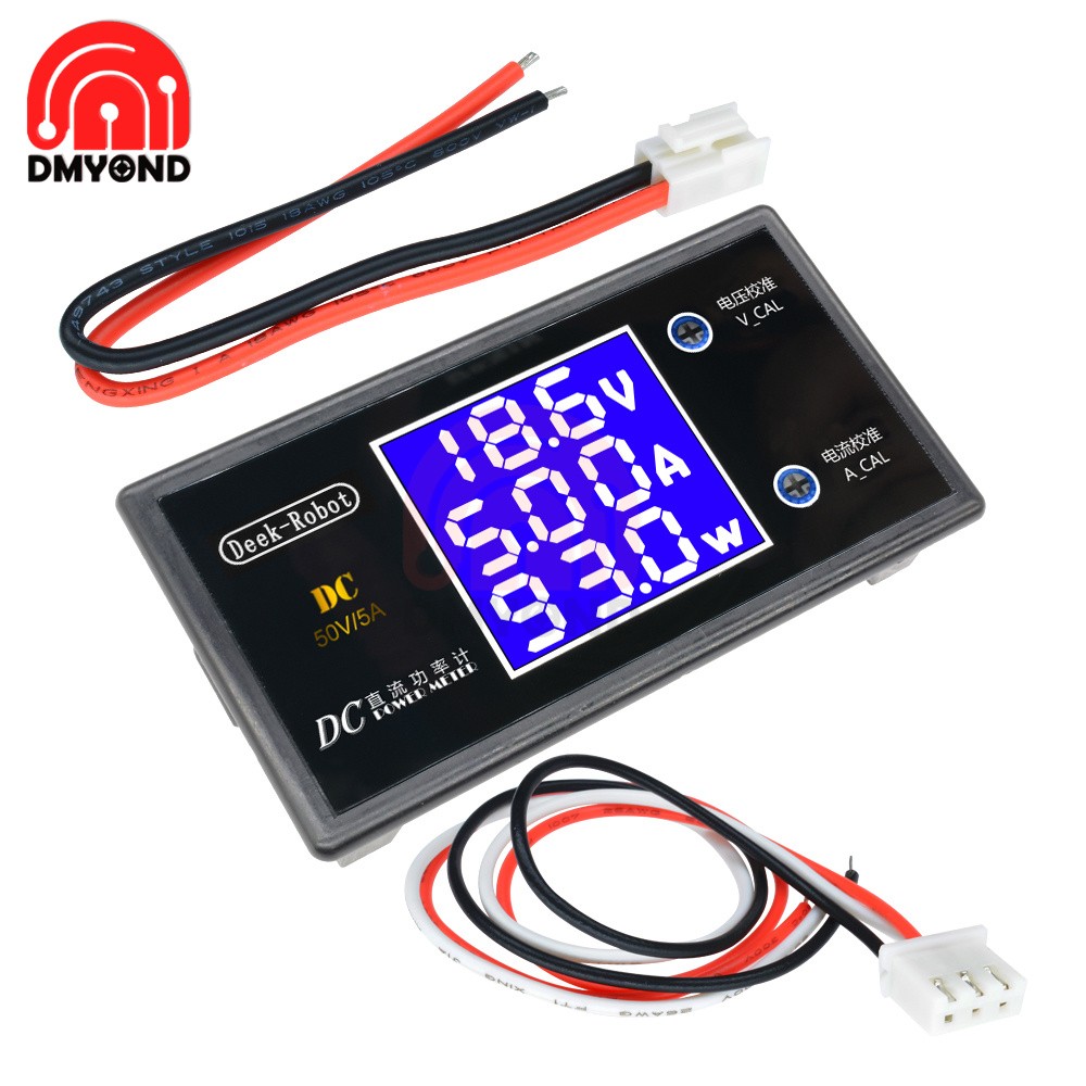 Dc 0-100V 5a 10a 250W 1000W Lcd Digitale Voltmeter Ammeter Wattmeter Spanning Stroom Vermogen Meter Volt Detector Tester Monitor