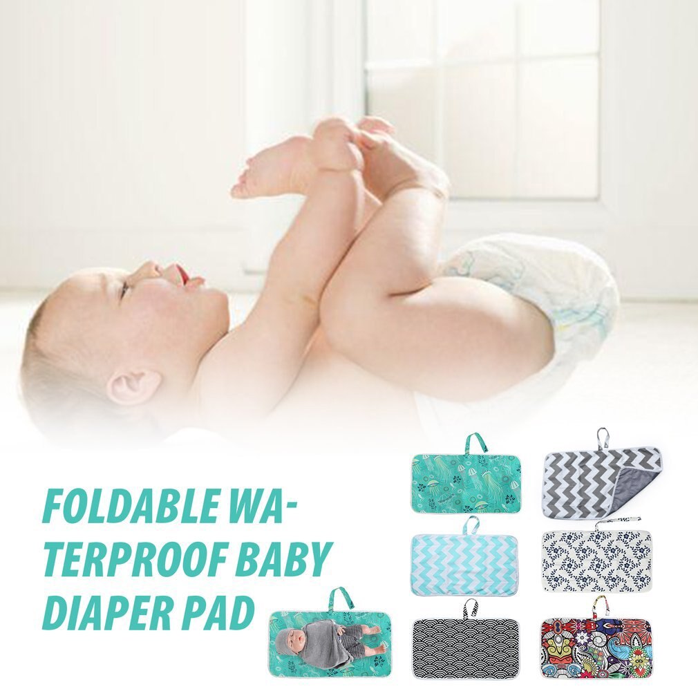 3 In 1 Waterdichte Aankleedkussen Luier Reizen Multifunctionele Portable Baby Luier Cover Mat Schoon Hand Vouwen Luiertas