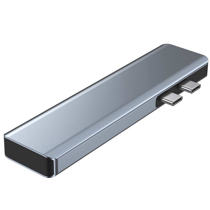 Dual Type-C Docking Station 4K Geschikt Voor Apple Hub 7 In 1 Docking Station