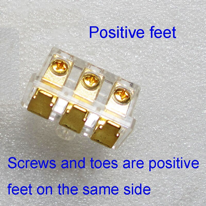 Amplifier Terminal / Power Terminal / 3 And 4 Digits Advanced Die-casting Terminals 3P 4P Positive Feet Back Feet H184: Black