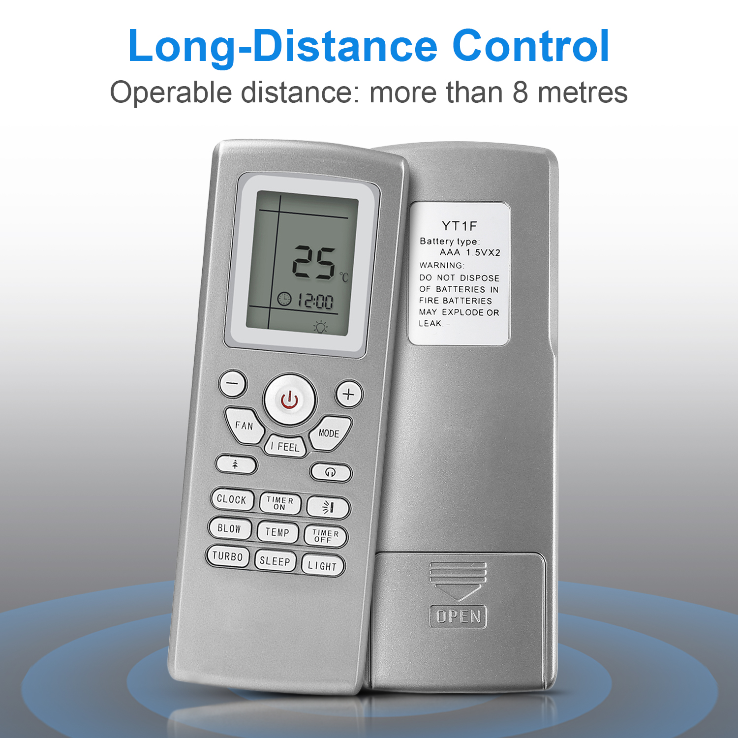 Remote Control Use for GREE Airlux Trane YT1F YT1FF YT1F1 YT1F2 YT1F3 YT1F4 Air Conditioner Conditioning Controller