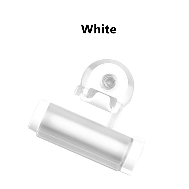 Plastic Durable Toothpaste Squeezer Bathroom Gadget Rolling Multipurpose Cartoon Heart Shape Useful Squeezers Bathroom Supplies: White