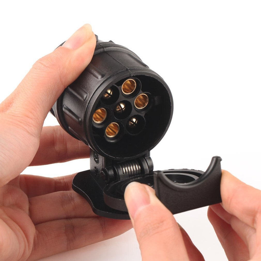 Car Trailer Truck 13 Pin To 7 Pin Plug Adapter Converter Tow Bar Socket