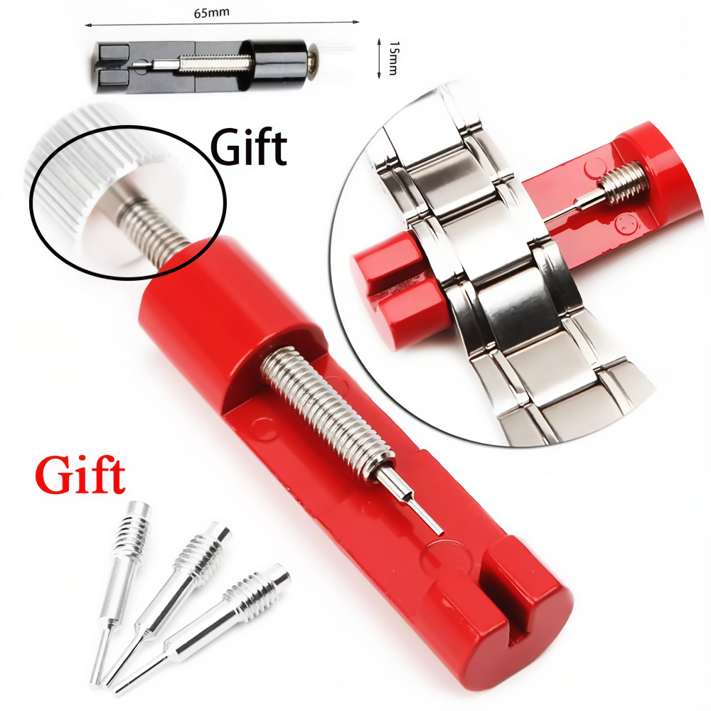 Reparationsverktyg för metallur, justeringsverktyg för klockarmband med klockstift, verktyg för armbandslänkstift, lösningsmedel lätt att ta bort, justering