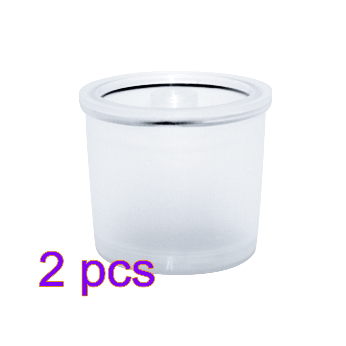 Återanvändbart kaffefilter kompatibelt för illy-kaffefyllningskapselfilter för kaffetillbehör för kök: 2 st transparent