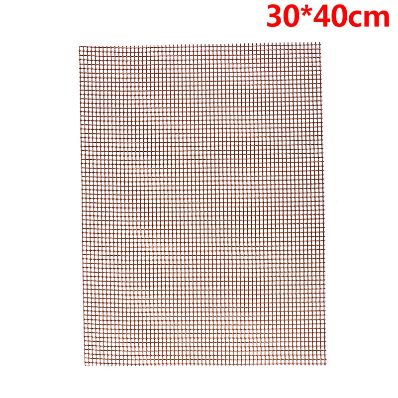 Esteras de barbacoa antiadherentes con forma de rejilla de alta seguridad para barbacoa con resistencia al calor 30x40x0,2 cm para actividades al aire libre: 1