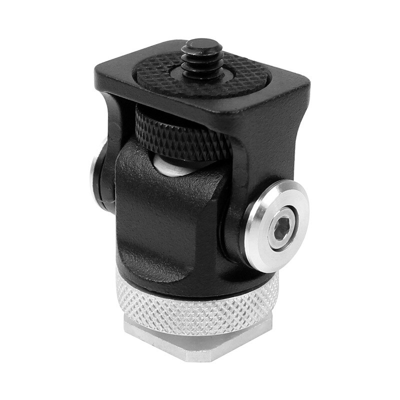 Monitor Houder Op Camera Tilt 180 Graden Met Shoe Mount En 1/4Inch Mount: Default Title